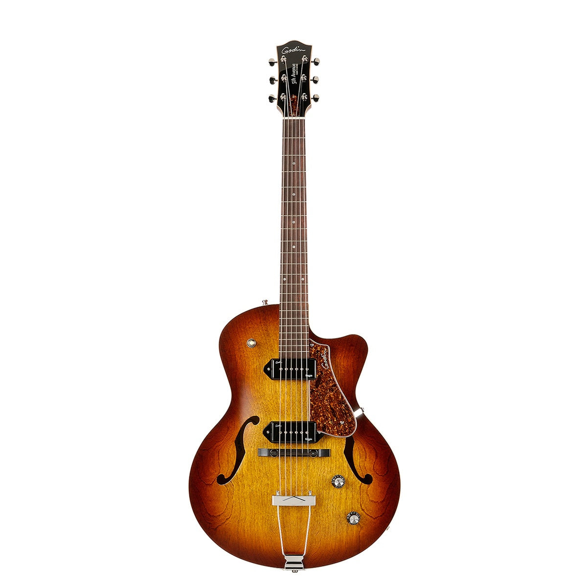 Godin Guitars 5th Ave Kingpin II - Cognac Burst