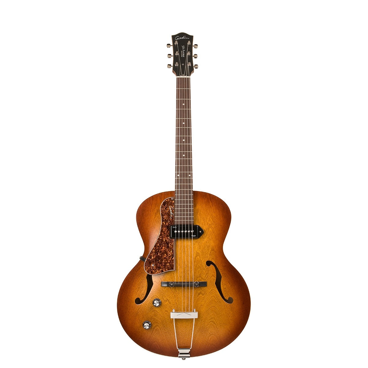 Godin Guitars 5th Ave Kingpin with P90 - Cognac Burst - Left Handed