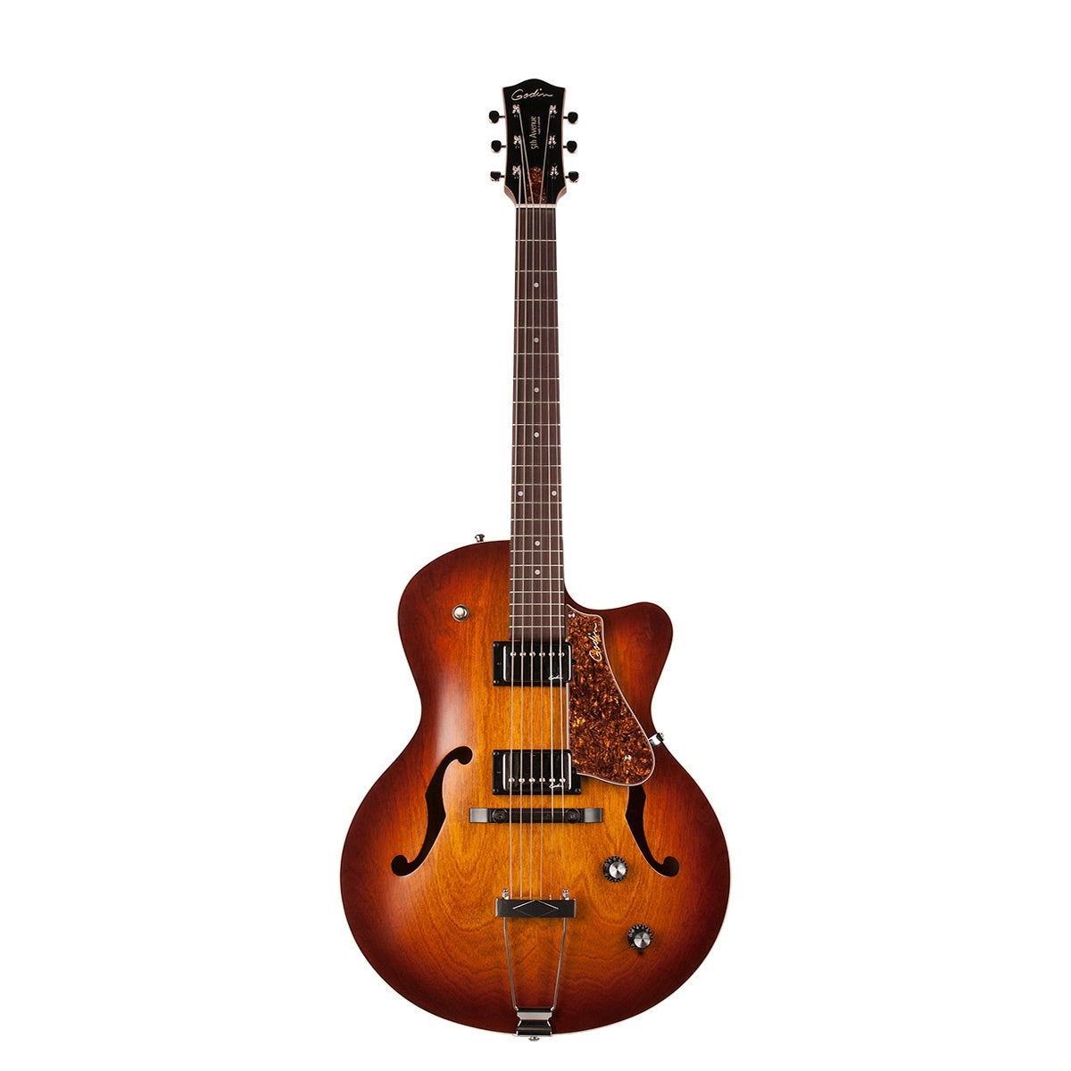 Godin Guitars 5th Ave CW Kingpin II - Cognac Burst