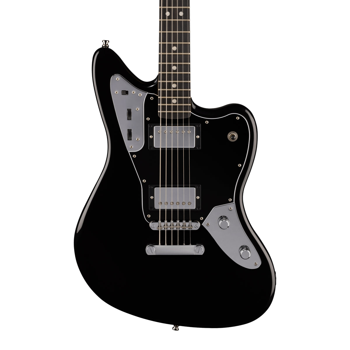 FENDER Limited Edition Player Fusion Jaguar® Baritone - Ebony Fingerboard - Black