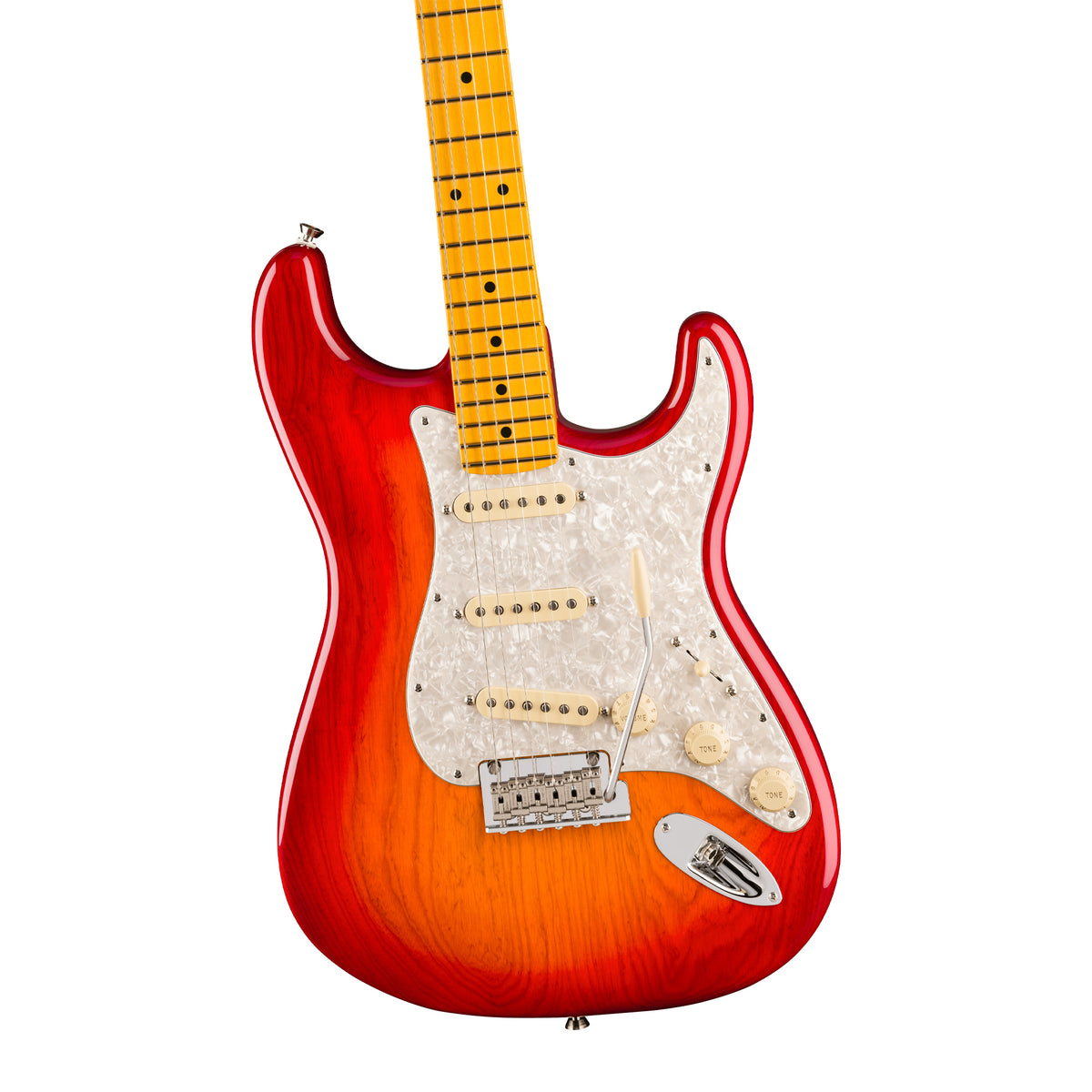 FENDER American Professional Stratocaster® - Touche en érable - Aged Cherry Burst