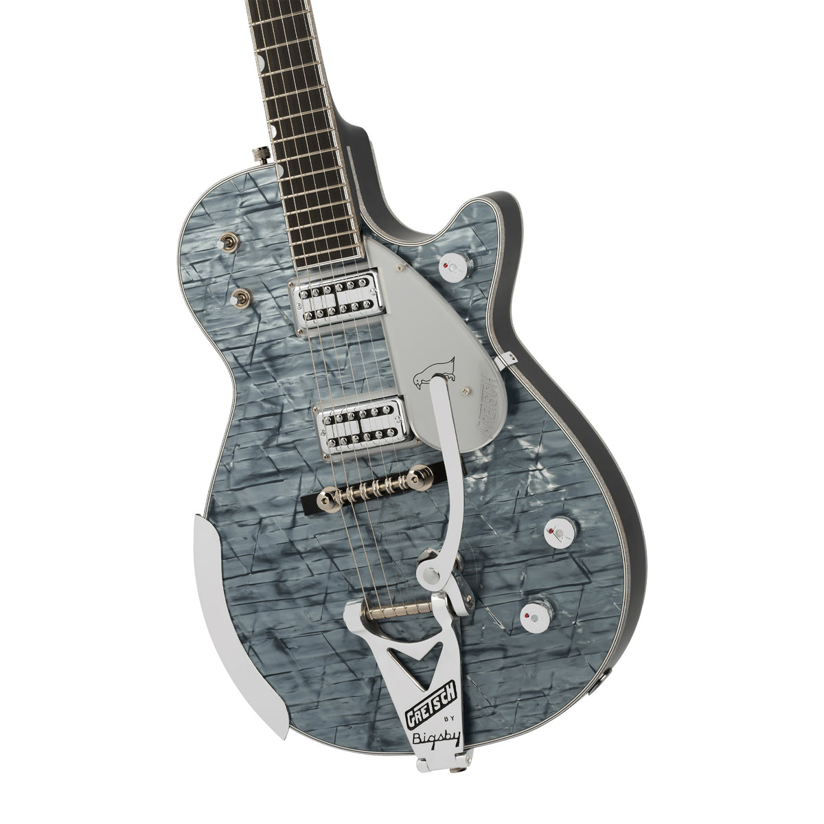 GRETSCH G6134T-58 Limited Edition Penguin™ with String-Thru Bigsby® - Ebony Fingerboard - Light Blue Pearl