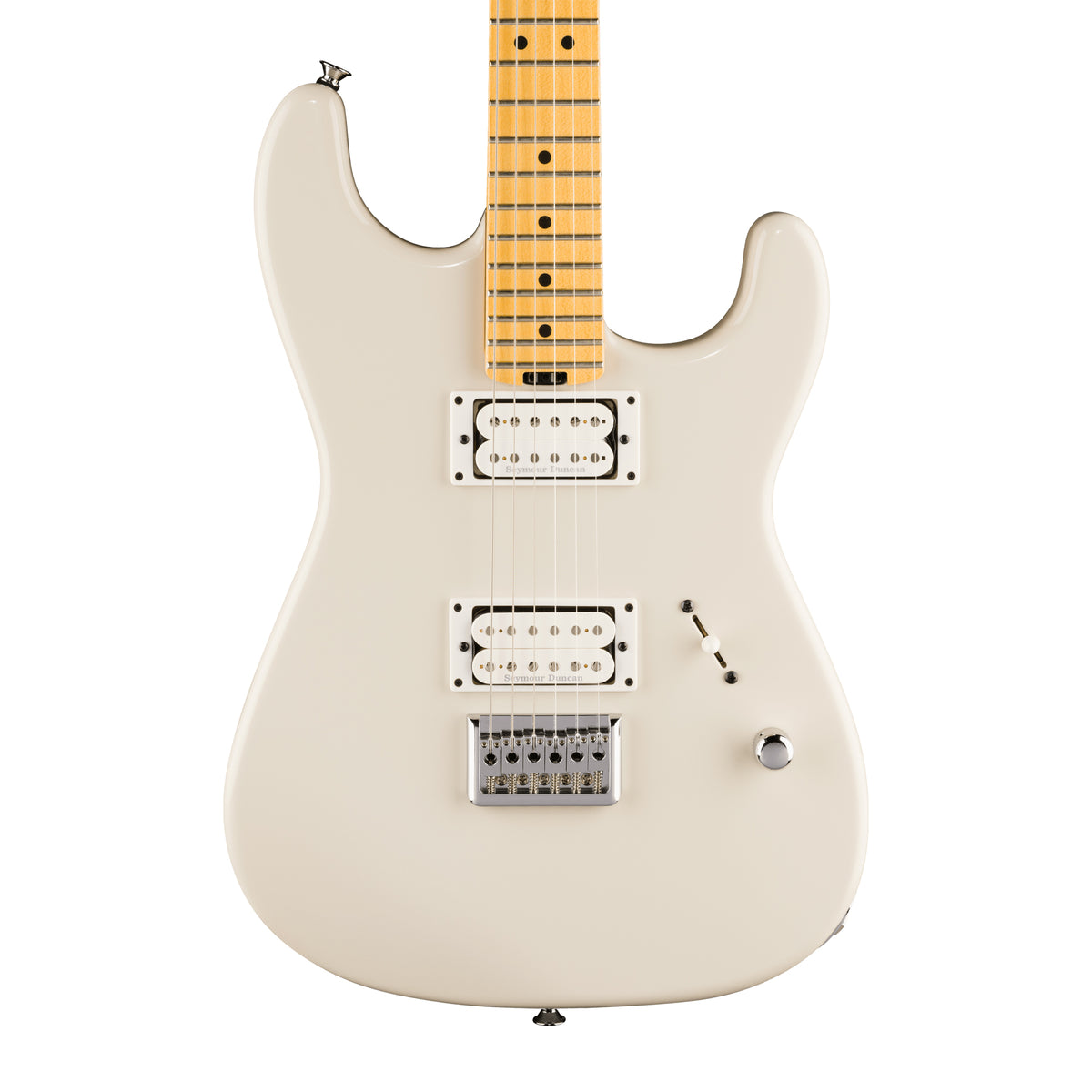 CHARVEL American Neo-Classic San Dimas® SD1 HH HT - Touche en érable - Ivory Blitz