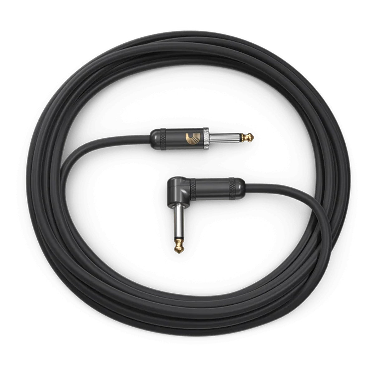 D'ADDARIO PW-AMSGRA-10 American Stage 1/4" TS Straight-to-Right-Angle Instrument Cable - 10'