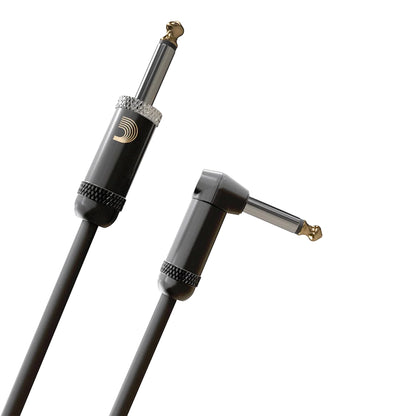 D'ADDARIO PW-AMSGRA-10 American Stage 1/4" TS Straight-to-Right-Angle Instrument Cable - 10'