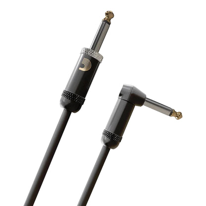 D'ADDARIO PW-AMSGRA-15 American Stage 1/4" TS Straight-to-Right-Angle Instrument Cable - 15'