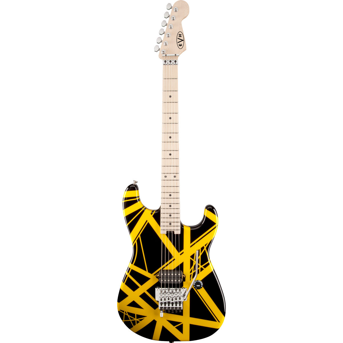 EVH Striped Series Black with Yellow Stripes