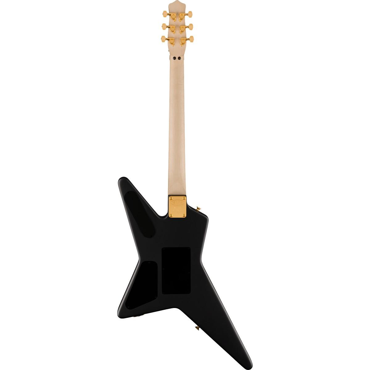 EVH Limited Edition Star, Ebony Fingerboard, Stealth Black with Gold Hardware