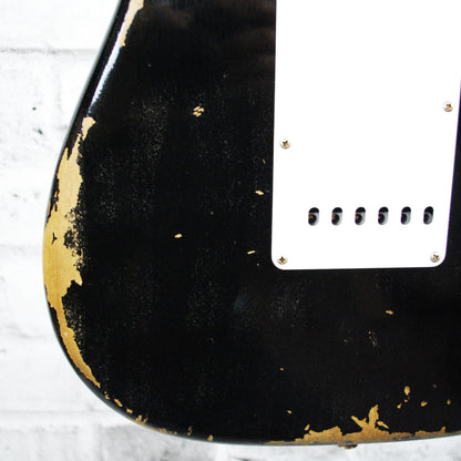 Fender 1958 Stratocaster Heavy Relic - Aged Black
