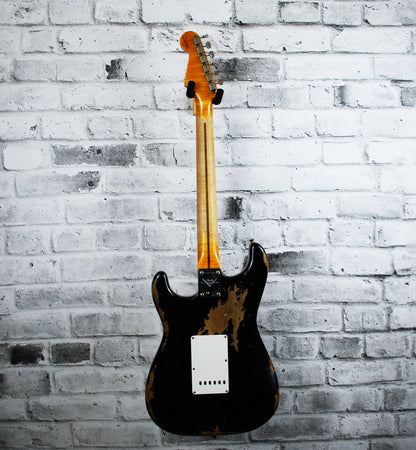 Fender 1958 Stratocaster Heavy Relic - Aged Black