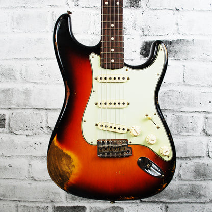 Fender Custom Shop 2019 '59 Stratocaster Heavy Relic 3-Tone Sunburst