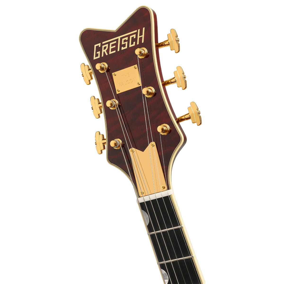 GRETSCH G6136TGQM-59 Limited Edition Quilt Classic Falcon™ with Bigsby® - Ebony Fingerboard - Forge Glow