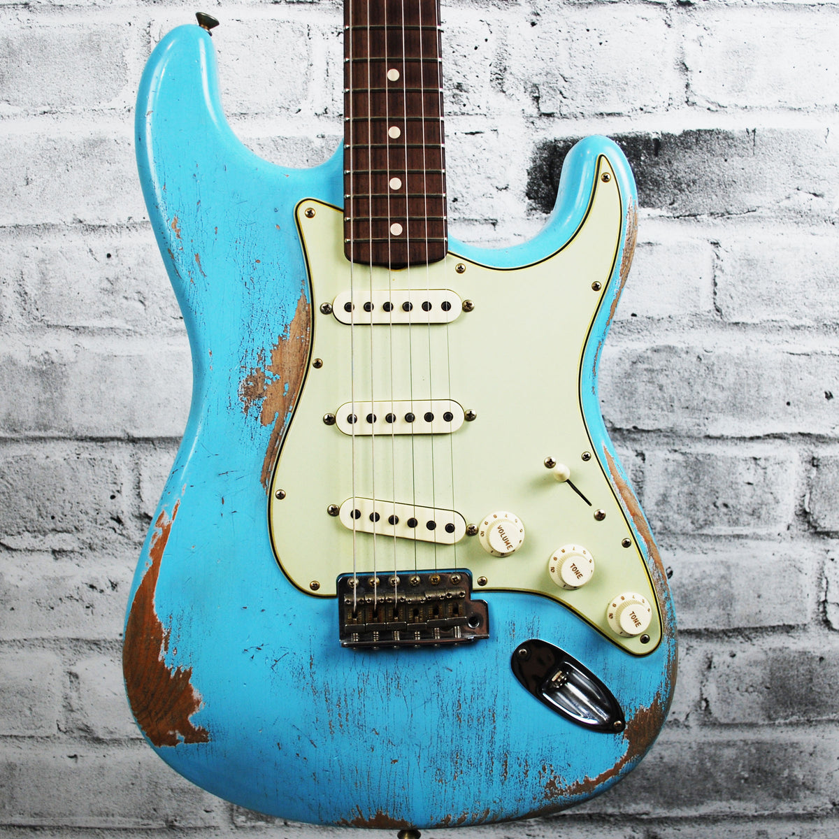 Fender Custom Shop Master Built 61 Stratocaster Relic - Daphne Blue