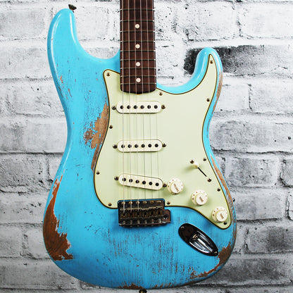 Fender Custom Shop Master Built 61 Stratocaster Relic - Daphne Blue