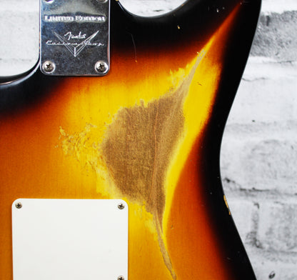 Fender Custom Shop Limited Edition 63 Strat Heavy Relic 3-Tone Sunburst