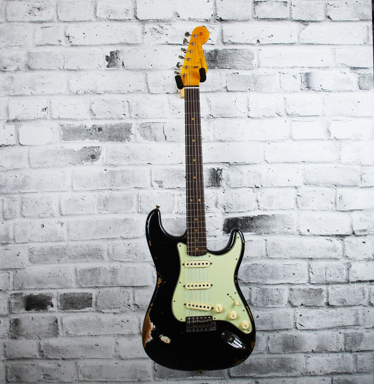 Fender Custom Shop Limited Edition 63 Strat Heavy Relic - Faded/Aged Black
