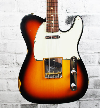 Fender Custom Shop Limited Edition 1963 Telecaster- Relic Aged 3 Colour Sunburst