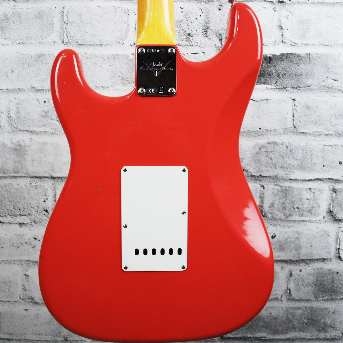 Fender Custom Shop 1965 Time Machine Journeyman Relic Stratocaster - Super Faded Fiesta Red with Maple Fingerboard