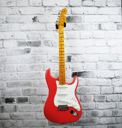 Fender Custom Shop 1965 Time Machine Journeyman Relic Stratocaster - Super Faded Fiesta Red with Maple Fingerboard