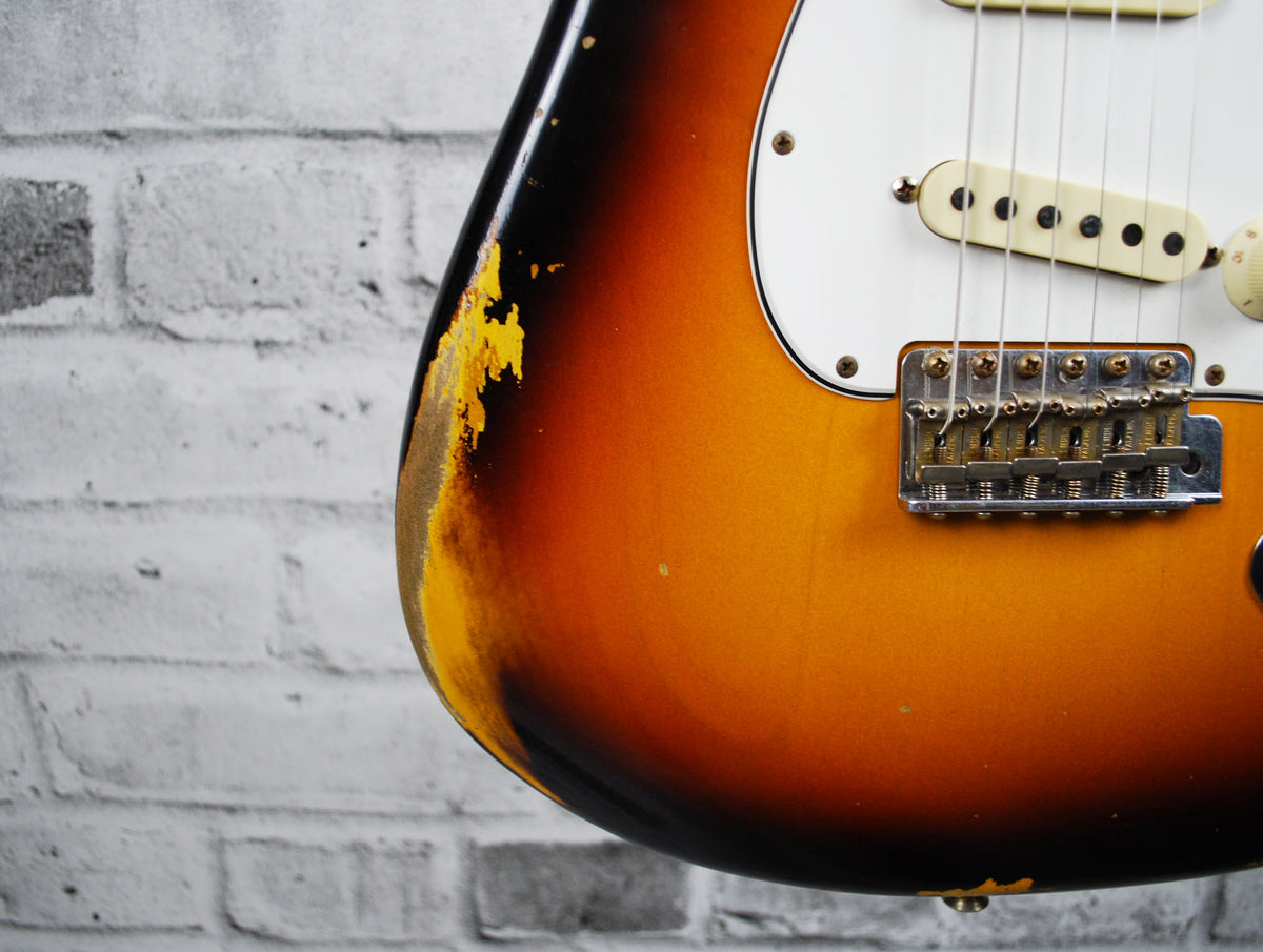 Fender Custom Shop LIMITED EDITION ’65  STRAT HEAVY RELIC FROM SUMMER 2019 EVENT - 3-Tone Sunburst