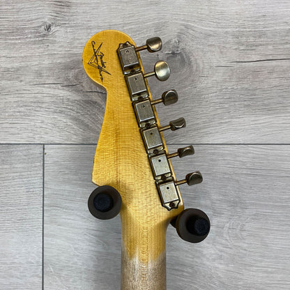FENDER Custom Shop 59 Stratocaster de style Relic en palissandre avec micros bobinés à la main - Naturel vieilli