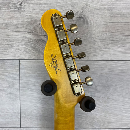 FENDER Custom Shop 63 Esquire Custom de style Relic en palissandre avec micro bobiné à la main - Faded Orange