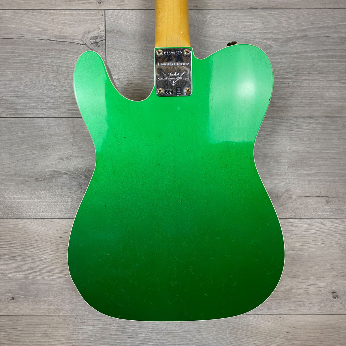FENDER Custom Shop 63 Esquire Custom Journeyman Rosewood Hand-Wound - Candy Green
