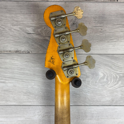 FENDER Custom Shop Masterbuilt Greg Fessler '63 Precision Bass, Relic Lacquer Finish, 2-Piece Select Alder Body, Quartersawn Maple Neck, 3 Tone Sunburst