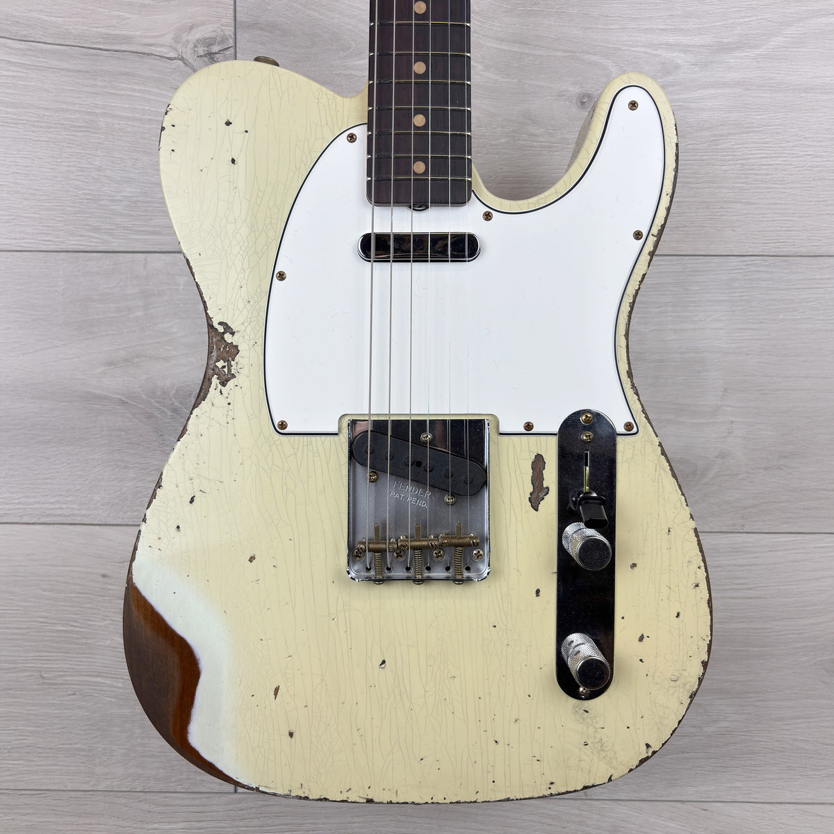 FENDER Custom Shop B5 61 Telecaster Heavy Relic -Faded Aged Tomatillo Green