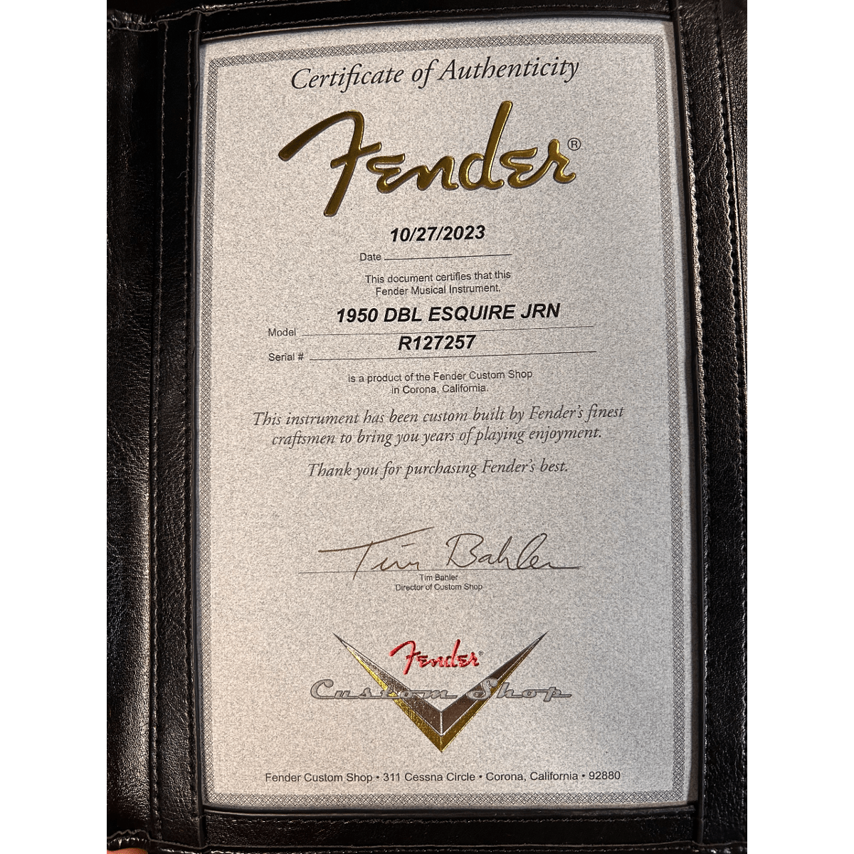 Fender Custom Shop 1950 Double Esquire® Journeyman Relic®, 1-Piece Rift Sawn Maple Neck, Nocaster® Blonde