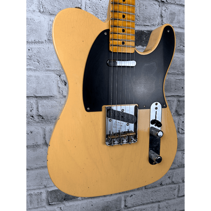 Fender Custom Shop 1950 Double Esquire® Journeyman Relic®, 1-Piece Rift Sawn Maple Neck, Nocaster® Blonde