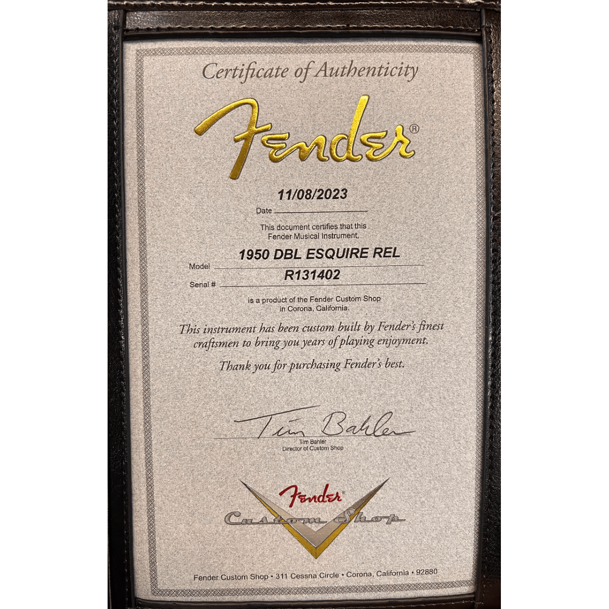 Fender Custom Shop 1950 Double Esquire Relic, 1-Piece Rift Sawn Maple Neck, Aged Nocaster Blonde