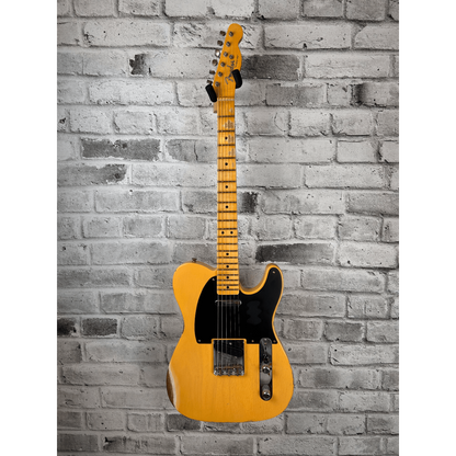 Fender Custom Shop 1950 Double Esquire Relic, 1-Piece Rift Sawn Maple Neck, Aged Nocaster Blonde