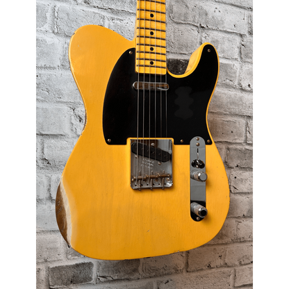 Fender Custom Shop 1950 Double Esquire Relic, 1-Piece Rift Sawn Maple Neck, Aged Nocaster Blonde