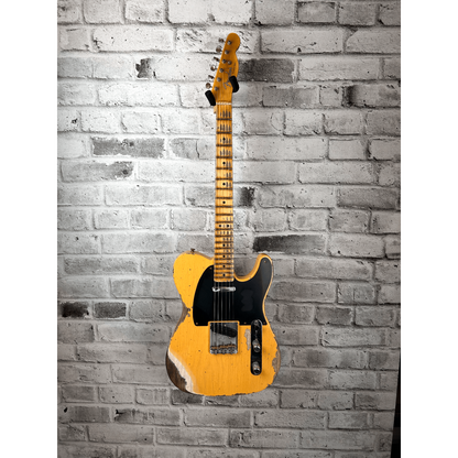 Fender Custom Shop 1950 Double Esquire Heavy Relic, 1-Piece Rift Sawn Maple Neck, Aged Nocaster Blonde