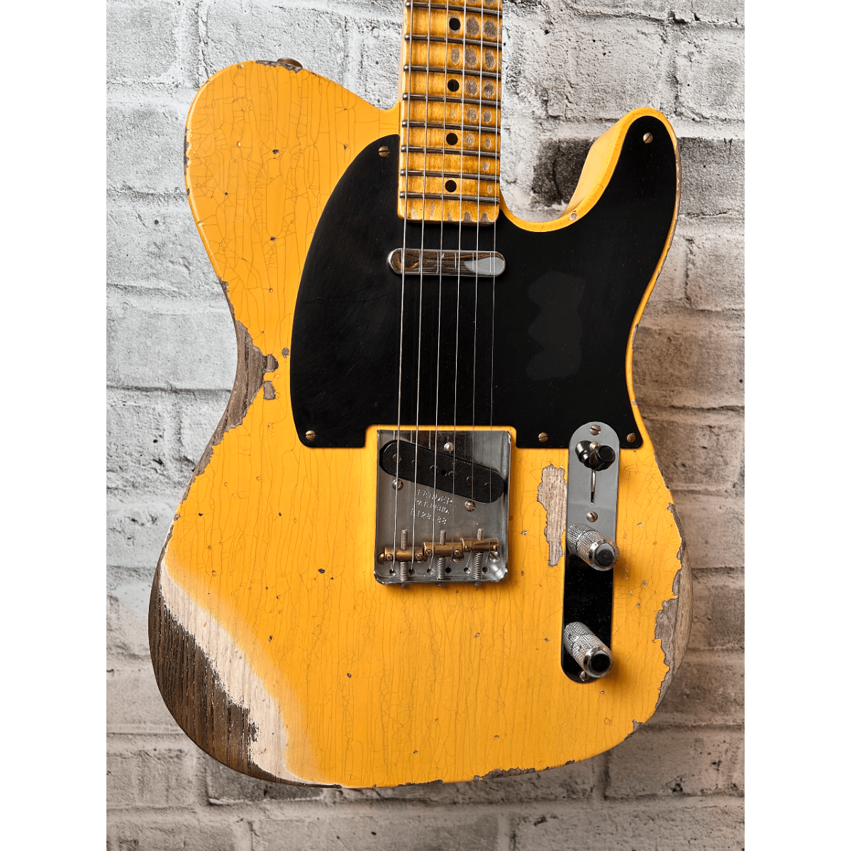 Fender Custom Shop 1950 Double Esquire Heavy Relic, 1-Piece Rift Sawn Maple Neck, Aged Nocaster Blonde