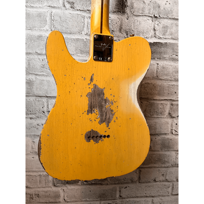 Fender Custom Shop 1950 Double Esquire Heavy Relic, 1-Piece Rift Sawn Maple Neck, Aged Nocaster Blonde
