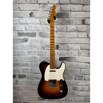 Fender Custom Shop 1957 Telecaster Journeyman Relic, 1-Piece Quartersawn Maple Neck, Wide-Fade 2-Color Sunburst
