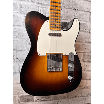 Fender Custom Shop 1957 Telecaster Journeyman Relic, 1-Piece Quartersawn Maple Neck, Wide-Fade 2-Color Sunburst