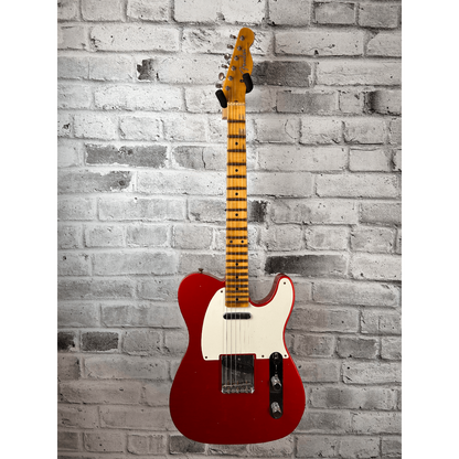 Fender Custom Shop 1957 Telecaster Journeyman Relic, 1-Piece Quartersawn Maple Neck, Aged Candy Tangerine
