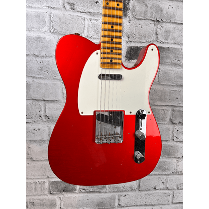 Fender Custom Shop 1957 Telecaster Journeyman Relic, 1-Piece Quartersawn Maple Neck, Aged Candy Tangerine