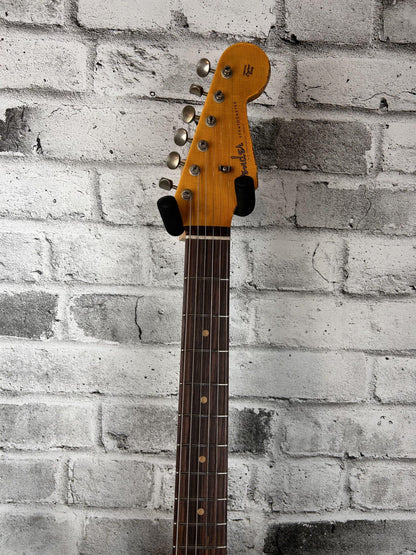 Fender Custom Shop 1960 Stratocaster Heavy Relic, Rosewood Fingerboard, Aged Black over 3-Color Sunburst