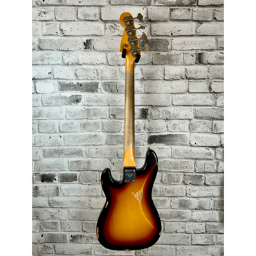 Fender Custom Shop 1964 Precision Bass Relic, Rosewood Fingerboard, Bleached 3-Color Sunburst