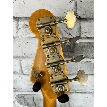 Fender Custom Shop 1963 Jazz Bass Journeyman Relic, Rosewood Fingerboard, Faded Aged Sonic Blue