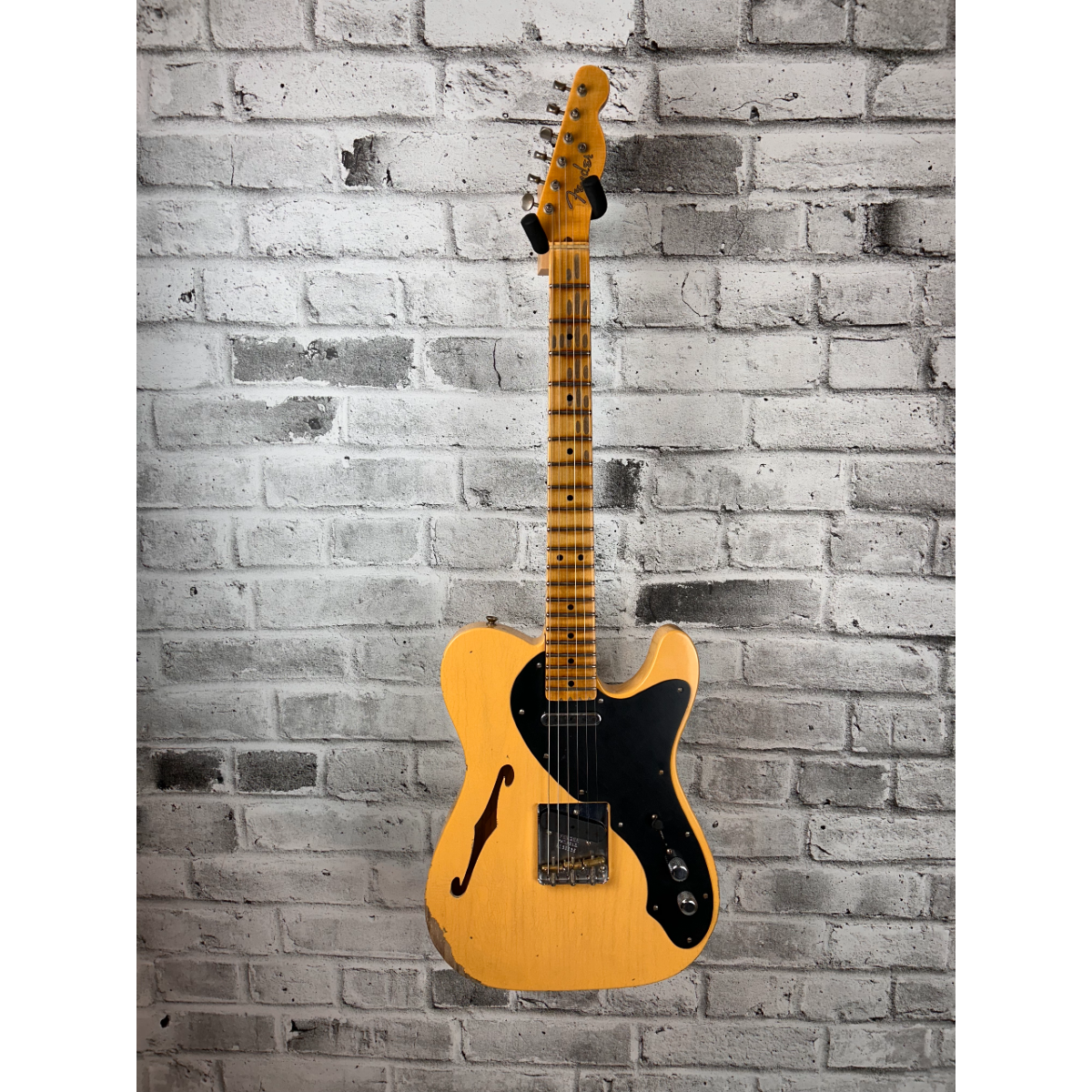 Fender Custom Shop Limited Edition Nocaster Thinline Relic, 1-Piece Quartersawn Maple Neck, Aged Nocaster Blonde