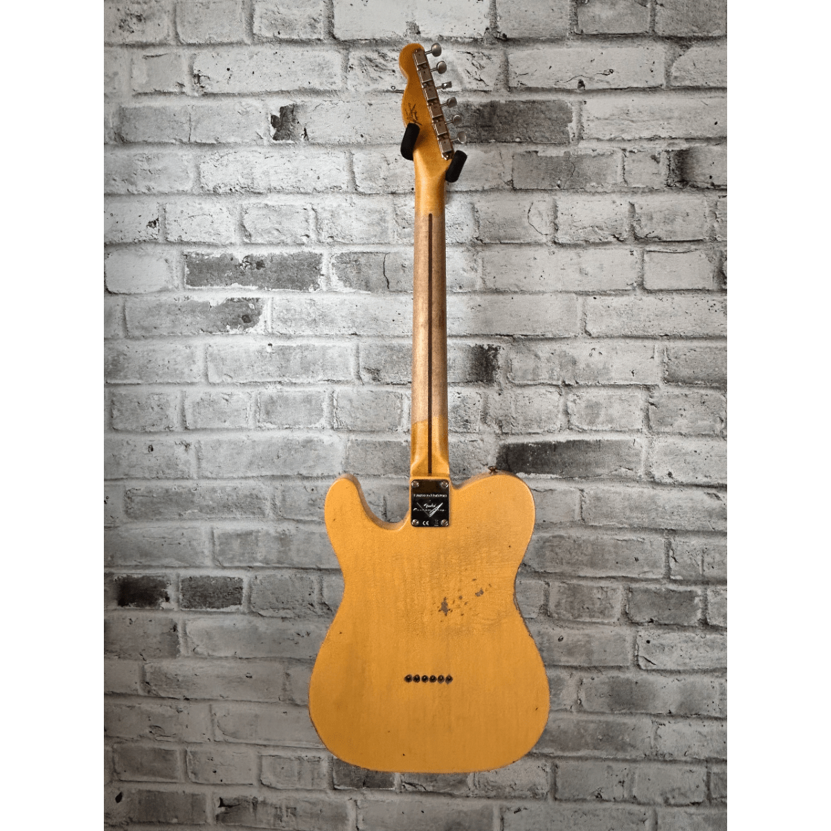 Fender Custom Shop Limited Edition Nocaster Thinline Relic, 1-Piece Quartersawn Maple Neck, Aged Nocaster Blonde