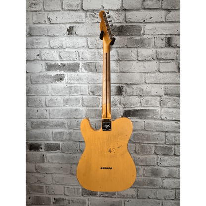 Fender Custom Shop Limited Edition Nocaster Thinline Relic, 1-Piece Quartersawn Maple Neck, Aged Nocaster Blonde