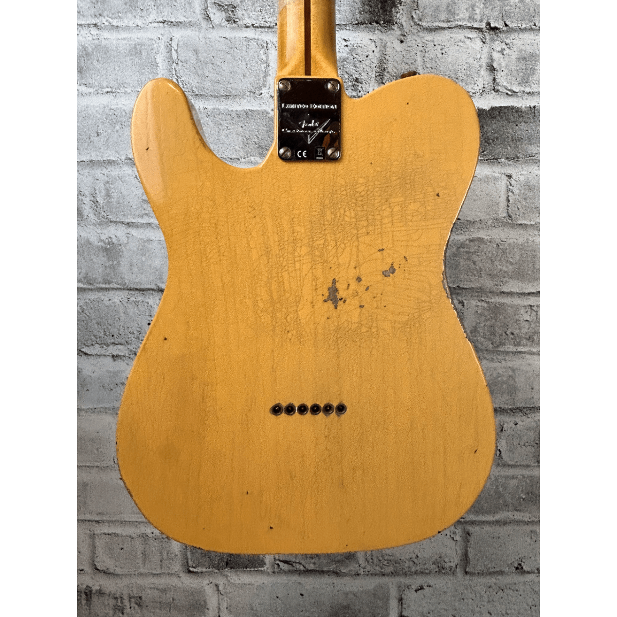 Fender Custom Shop Limited Edition Nocaster Thinline Relic, 1-Piece Quartersawn Maple Neck, Aged Nocaster Blonde