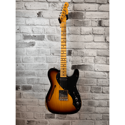 Fender Custom Shop  Limited Edition Nocaster Thinline Relic, 1-Piece Quartersawn Maple Neck, Aged 2-Color Sunburst