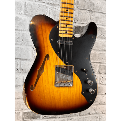 Fender Custom Shop  Limited Edition Nocaster Thinline Relic, 1-Piece Quartersawn Maple Neck, Aged 2-Color Sunburst